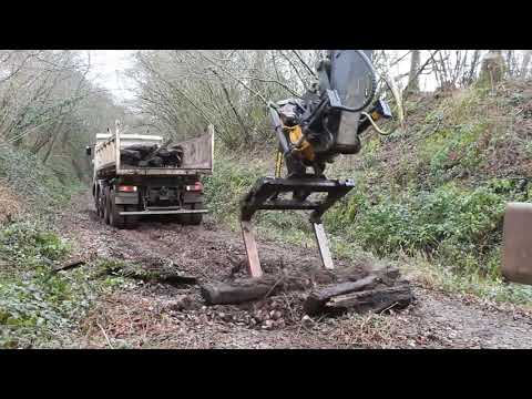 Aménagement de l'ancienne voie ferrée "Rives d'Andaine, Pré-en-Pail, Alençon" en voie verte