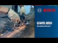 videoAMOLADORA ANGULAR BOSCH 4 1/2 GWS 7-115 AR 720W 13940H0