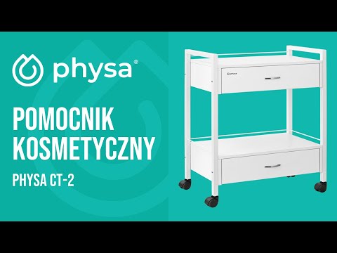 Video - Pomocnik kosmetyczny - 2 szuflady - 2 półki - 62.5 x 40 x 85.5 cm