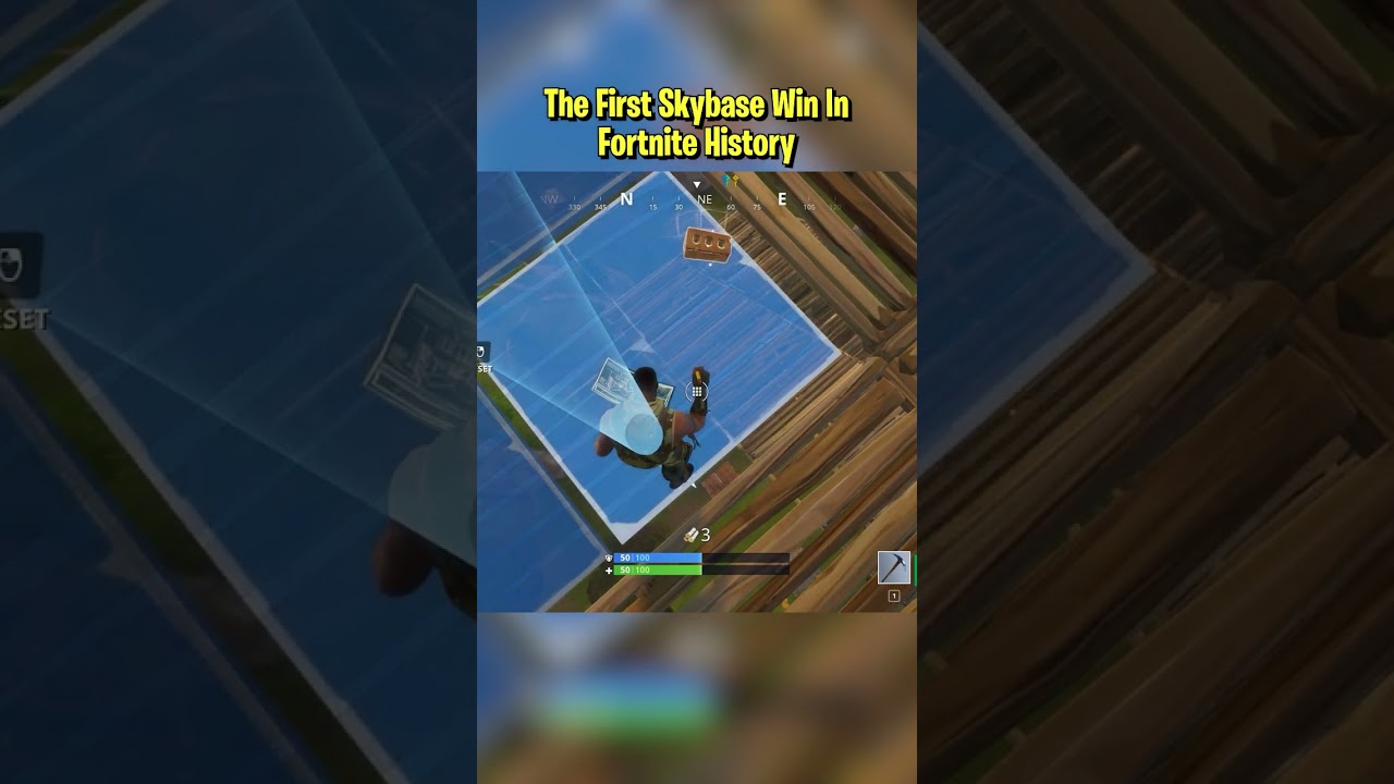 The First Skybase Win In Fortnite History 🤯