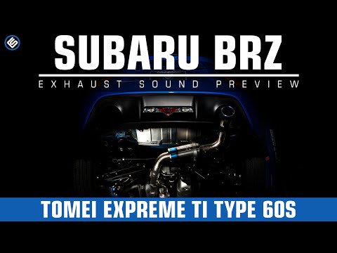 Tomei Expreme Ti Titanium Catback Type 60S - Subaru BRZ / FR-S / Toyota GT86 Exhaust Video