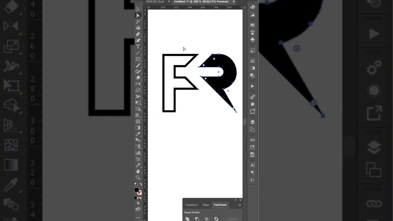 FR Requested Logo design tutorial #graphicslab #logodesigntutorial