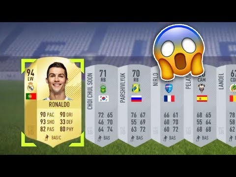 WTF RONALDO IN A SILVER PACK!😱 - TOP 10 LUCKIEST PACKS OF FIFA 18