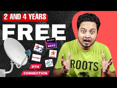 How to get 2 Years or 4 Years Free DTH Connection 🔥| Technology TV