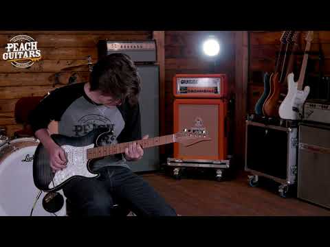 Suhr Standard Plus Faded Trans Whale Blue Burst Maple