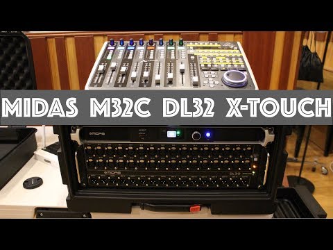 MIDAS M32C DL32 Behringer X-Touch Interconnect walkthrough in 4 minutes