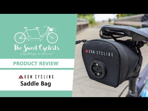 KOM Cycling Saddle Bag w/ Integrated Garmin Mount Review - feat. Atop Dial System + Fabric Exterior