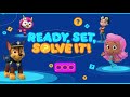 Problem Solving Ready Set Solve It Paw Patrol Bubble Guppies Nick Jr