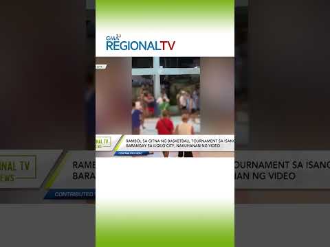 Rambol sa basketball, sapul sa video #shorts GMA Regional TV