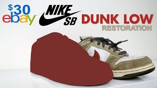 Restoring $30 Suede Nike SB&#39;s found on eBay! Vick Almighty
