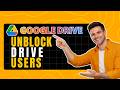 How To Unblock Someone On Google Drive
