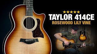 Video thumbnail for Taylor 414ce RW with Lily Vine Inlay – New Limited Edition Acoustic by Acoustic Letter