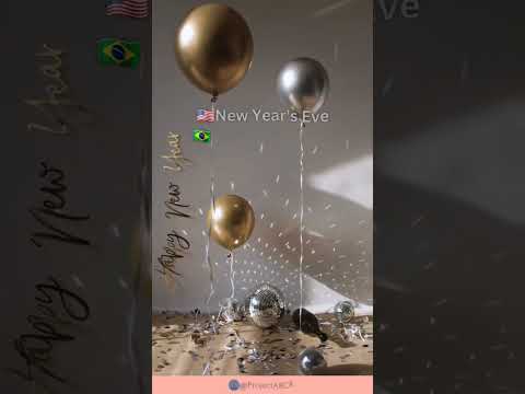 How to say New Year's Eve In 8 languages 🇺🇸🇧🇷🇪🇸🇫🇷🇸🇦🇮🇹🇩🇪🇷🇺