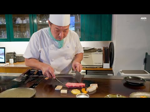 Olive Wagyu in Takamatsu - Teppanyaki in Japan