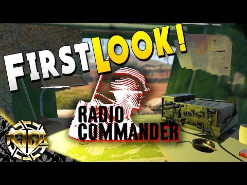 FIRST LOOK : Commanding Platoons Through the Radio : Radio Commander Simulator Gameplay : DEMO