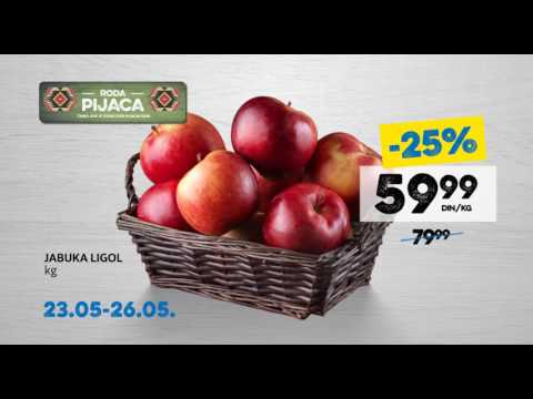 RODA: sveže i povoljno na našoj pijaci 23. - 26.05.2016.