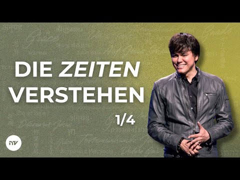 Die Zeiten verstehen 1/4 I Joseph Prince I New Creation TV Deutsch