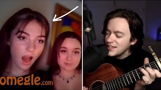 Download lagu Singer gives strangers on Omegle GOOSEBUMPS mp3
