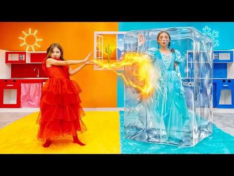 Ice Princess vs Fire Princess! ❄️🔥 Royal Makeover Adventure!