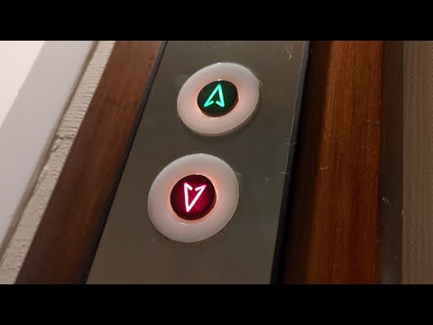 AMAZING Old Dover Hydraulic Elevator With Original Fixtures And An Extremely Nice Cabin! #elevator