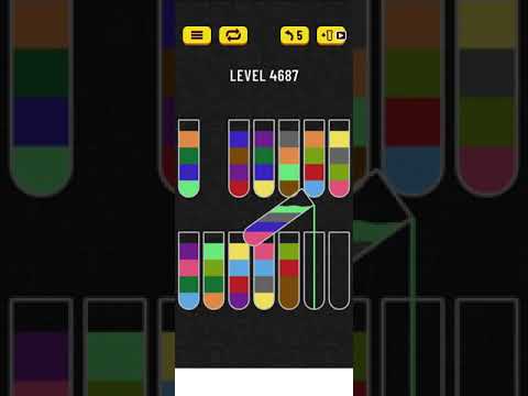 water sort puzzle level 4687