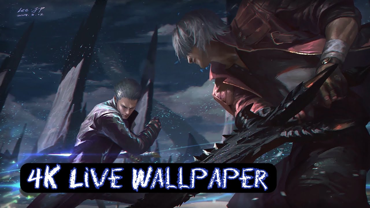 4K 60FPS Live Wallpaper | Vergil Vs Dante