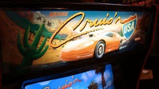Midway & Nintendo's Awesome Cruis'n USA Arcade Machine - The Original Coin Operated Cabinet!
