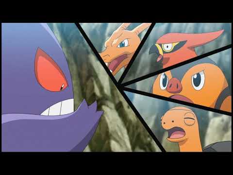 infernape teaching Ganger new move | Ganger new attack | Pokémon journeys