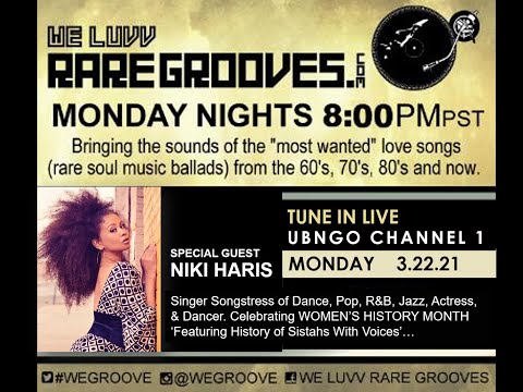Thumbnail for We Luvv Rare Grooves Guest: Niki Haris,  Songstress of R&B, dance music Jazz, Gospel and Pop by Madonna, Rare groove