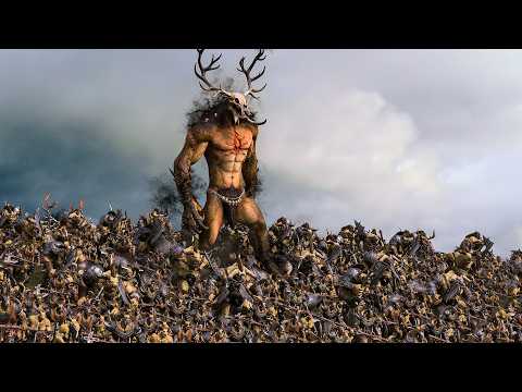 Empire VS Beastmen - Warhammer Cinematic Battle