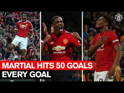 Anthony Martial's 50 Goals for Manchester United | Every Goal