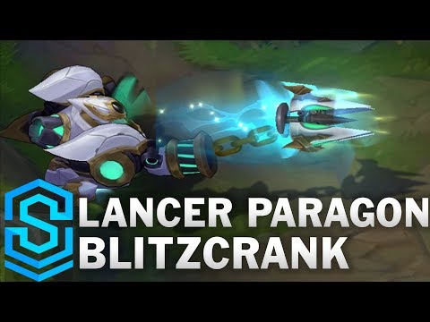 Lancer Paragon Blitzcrank Skin Spotlight - Pre-Release - League of Legends