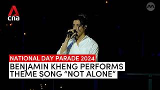 Download lagu NDP 2024: Benjamin Kheng performs theme song “Not Alone” against fireworks backdrop mp3