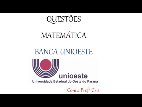 Concurso Consamu Banca Unioeste, Nível Médio - Matemática