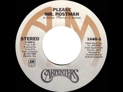1975 HITS ARCHIVE: Please Mr. Postman - Carpenters (a #1 record--stereo 45)