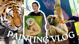 Animals Watch Me Paint Their Portrait (INCREDIBLE)