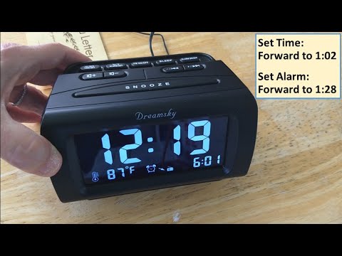 Dreamsky Dimmable Radio Alarm Clock - Perfect!