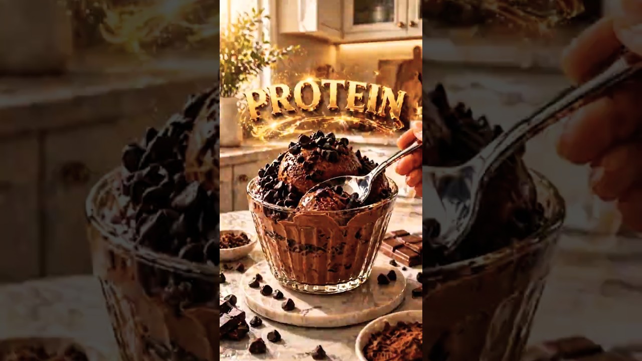 🍫🍨 Chickpea Chocolate Ice Cream 😋