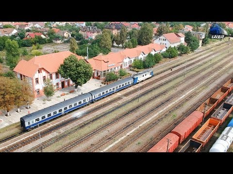 [Drone] 060-DA 60-1197-2&R4342 Valea lui Mihai-Oradea in Gara Episcopia Bihor Station 28 August 2018