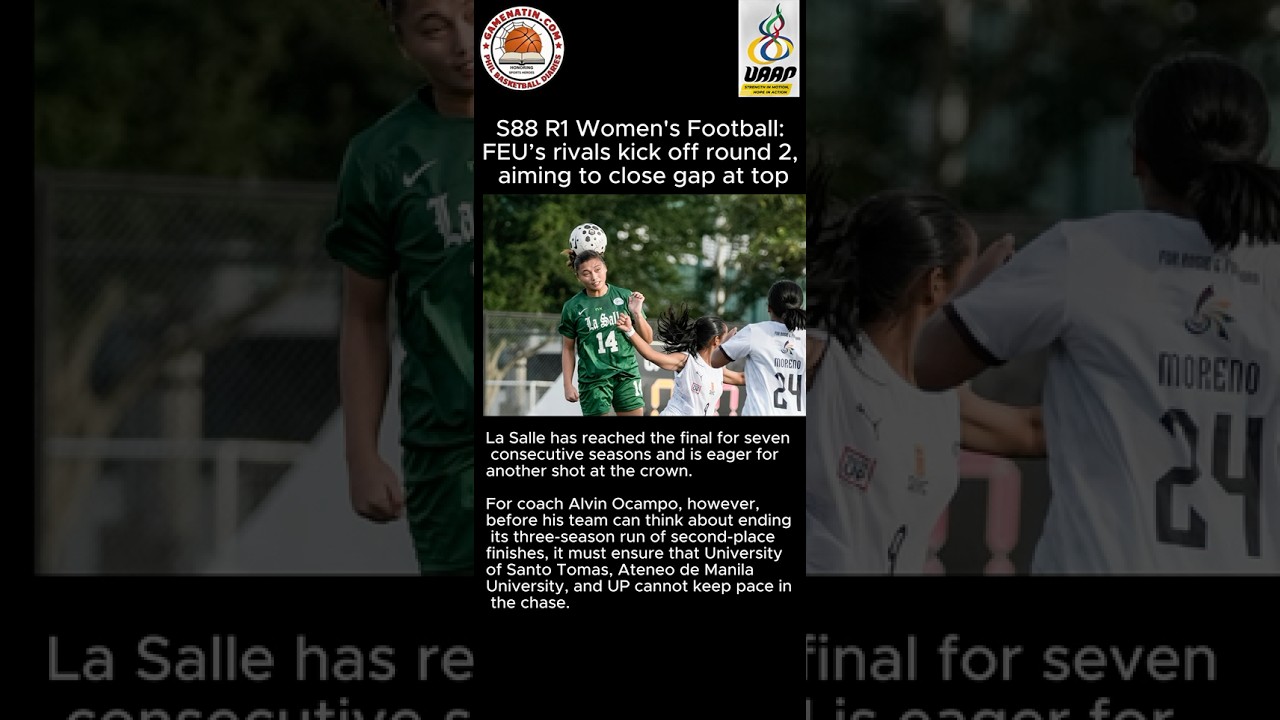 UAAP Women's Football: UP-DLSU, Ateneo-UST matchups  kick off second round action