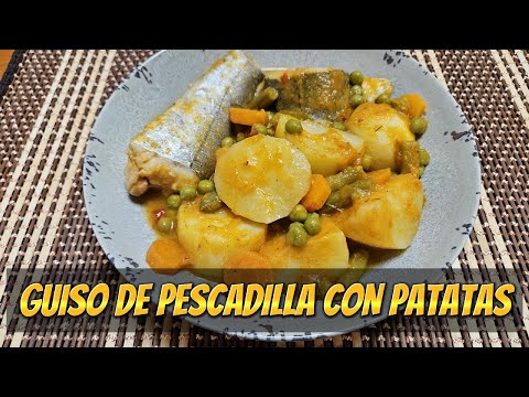 ▶️GUISO DE PESCADILLA CON PATATAS🤤rico, sencillo y saludable!!✅️
