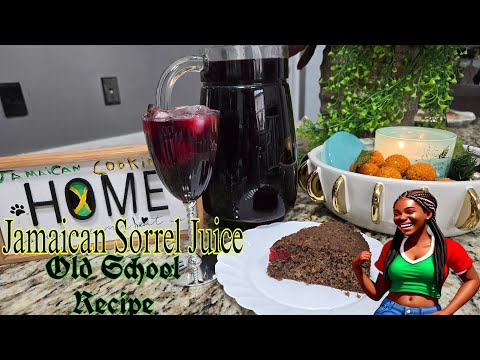 Authentic Jamaican Sorrel Drink | Dark, Rich & Flavorful REAL Sorrel Juice Soaked Method