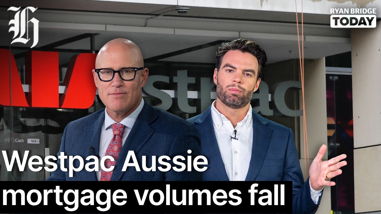 "Suspended animation": Westpac Aussie mortgage volumes fall; RBA rate call today | Ryan Bridge TODAY
