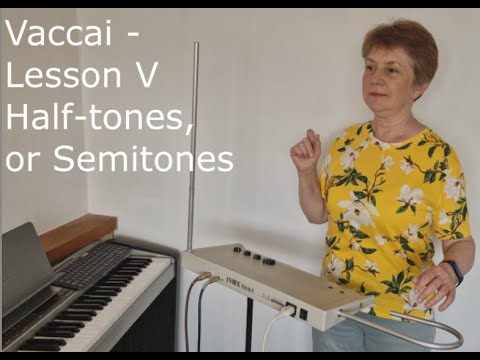 Vaccai Lesson V Half-tones, or Semitones | Lydia Kavina, theremin
