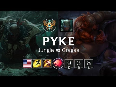 Pyke Jungle vs Gragas - NA Challenger Patch 8.19