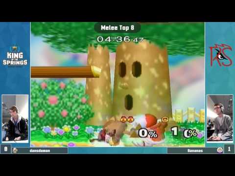 KotS2 Melee Top 8: dansdaman vs  Bananas