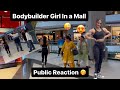 When Bodybuilders Enter A Mall Part 1 Public Reaction On Bodybuilder Girl Insta Fitpo Rs