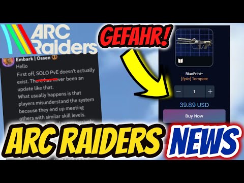 ARC Raiders NEWS - Ban risk due to trading + matchmaking & expedition information