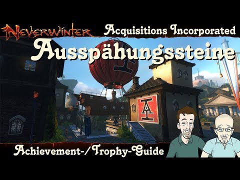 NEVERWINTER Fundorte aller Ausspähungssteine Acquisitions Incorporated Guide Leitfaden PS4 deutsch
