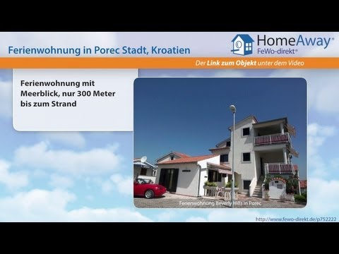 Istrien: Ferienwohnung mit Meerblick, nur 300 Meter bis zum Strand - FeWo-direkt.de Video